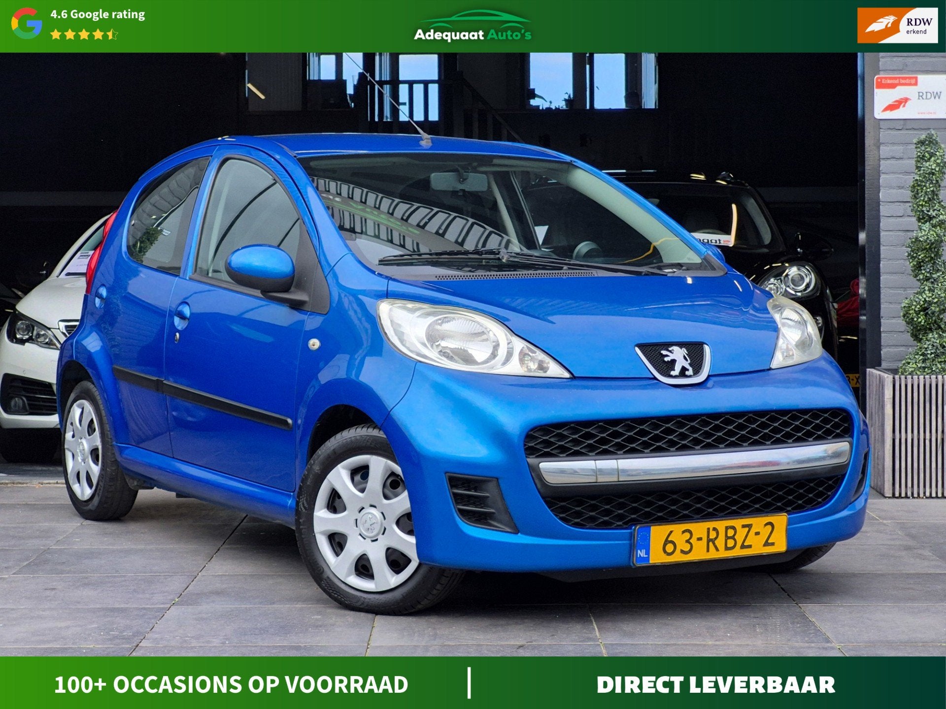 Peugeot 107 1.0-12V XS|APK|NAP|Airco|5 Deuren|1STE EIG, Auto's, Voorwielaandrijving, Euro 5, Stof, Gebruikt