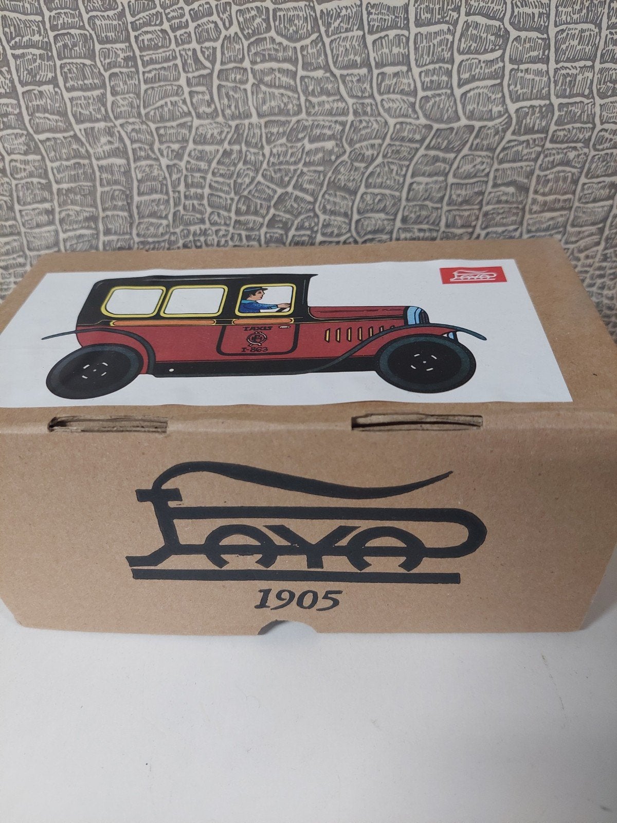 Faya 1905 Taxi Modelauto - Vintage Collectible, Verzamelen, Automerken, Motoren en Formule 1, Zo goed als nieuw, Auto's, Ophalen of Verzenden
