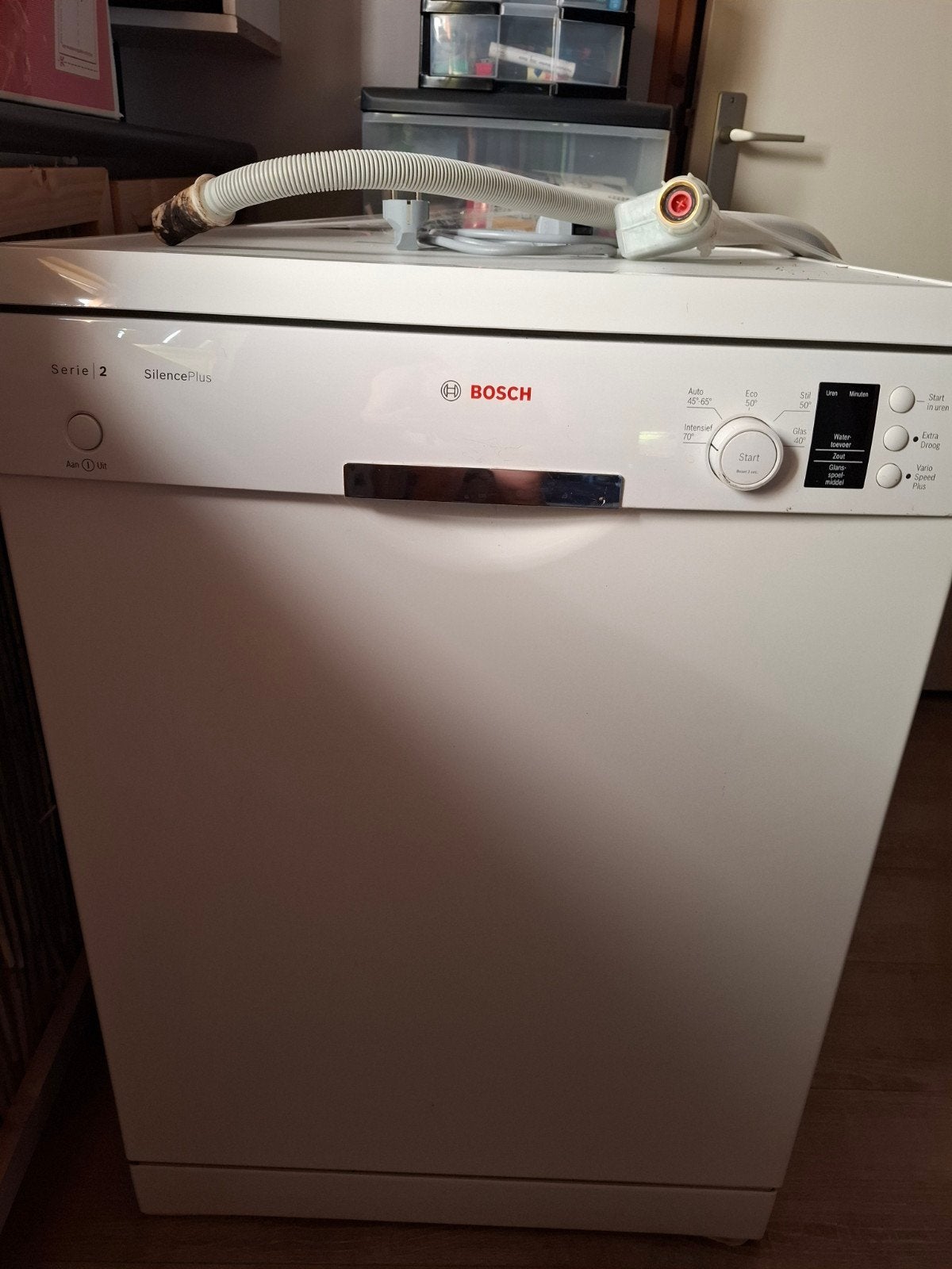 Bosch Serie 2 SilencePlus Vrijstaande Vaatwasser, Witgoed en Apparatuur, Vaatwasmachines, Ophalen, Gebruikt, 60 cm of meer, Eco programma