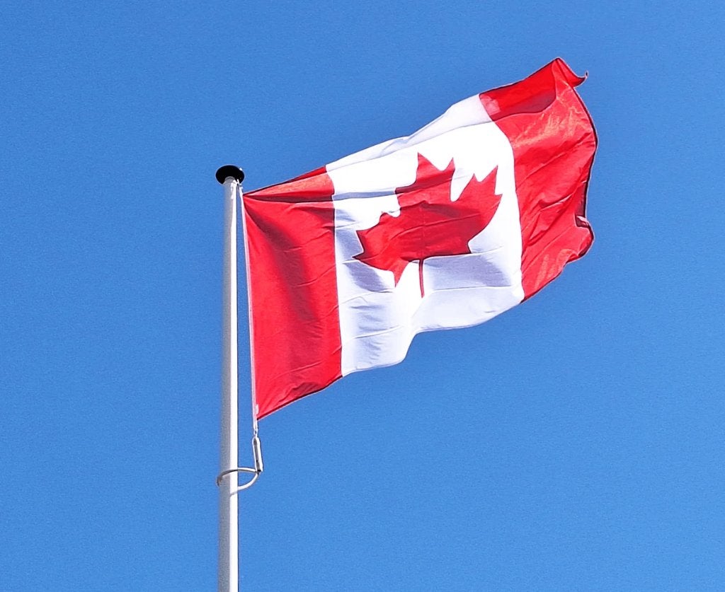 Canadese Vlag - 90cm x 150cm, Ophalen of Verzenden, Zo goed als nieuw