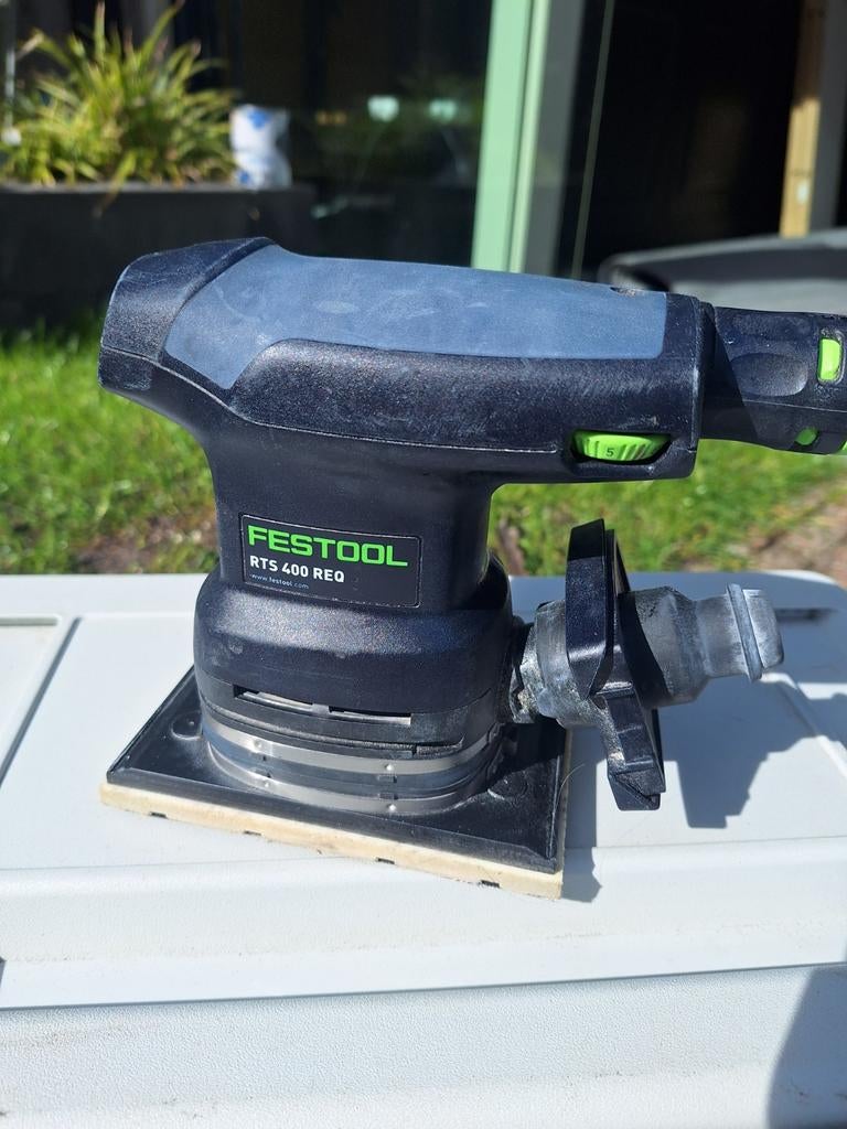 Festool RTS 400 REQ Vlakschuurmachine met Systainer, Ophalen of Verzenden, Minder dan 600 watt, Vlakschuurmachine
