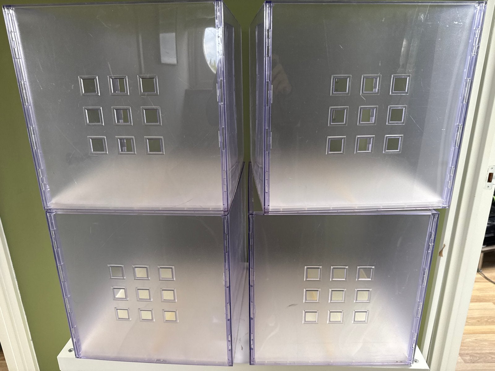 Kunststof opbergdoos voor IKEA Exepedit of Kallax (4 stuks), Ophalen, Gebruikt, Kunststof