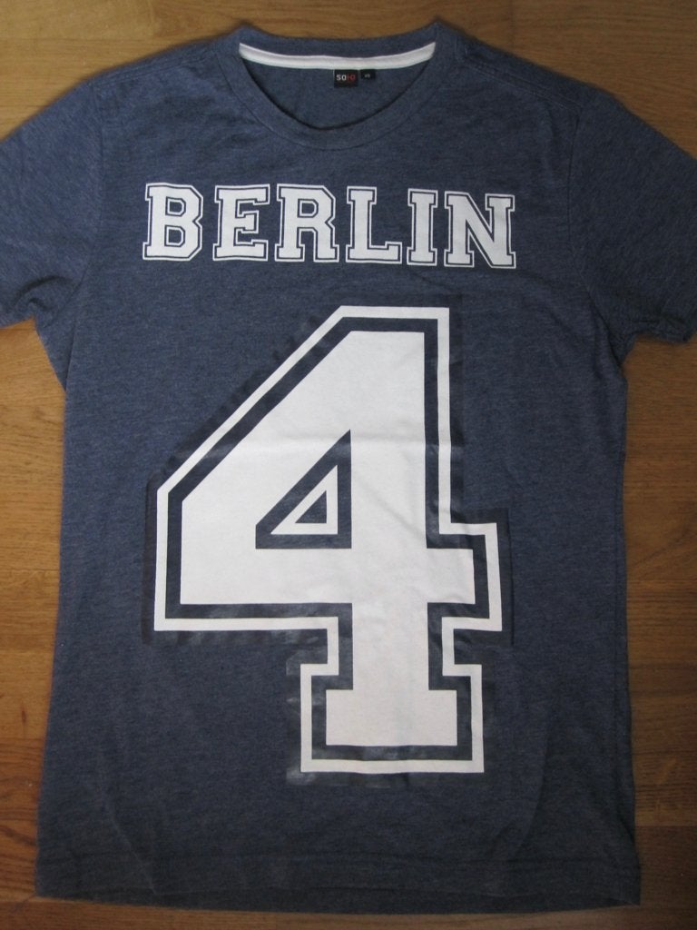 BERLIN 4 t-shirt XS, Kleding | Heren, Blauw, Ophalen of Verzenden, Soho, Gedragen