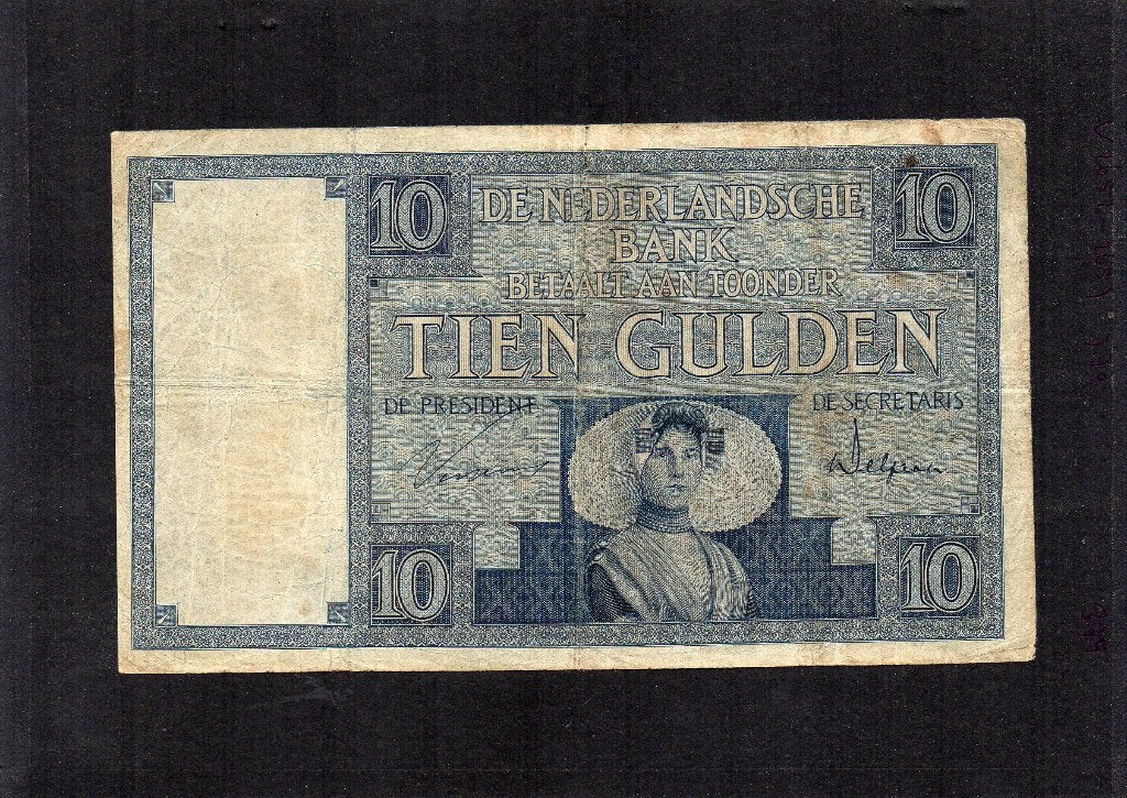 Nederland 10 Gulden Biljet 1930 Replacement Z. Fraai Biljet, Postzegels en Munten, Bankbiljetten | Nederland, Ophalen of Verzenden