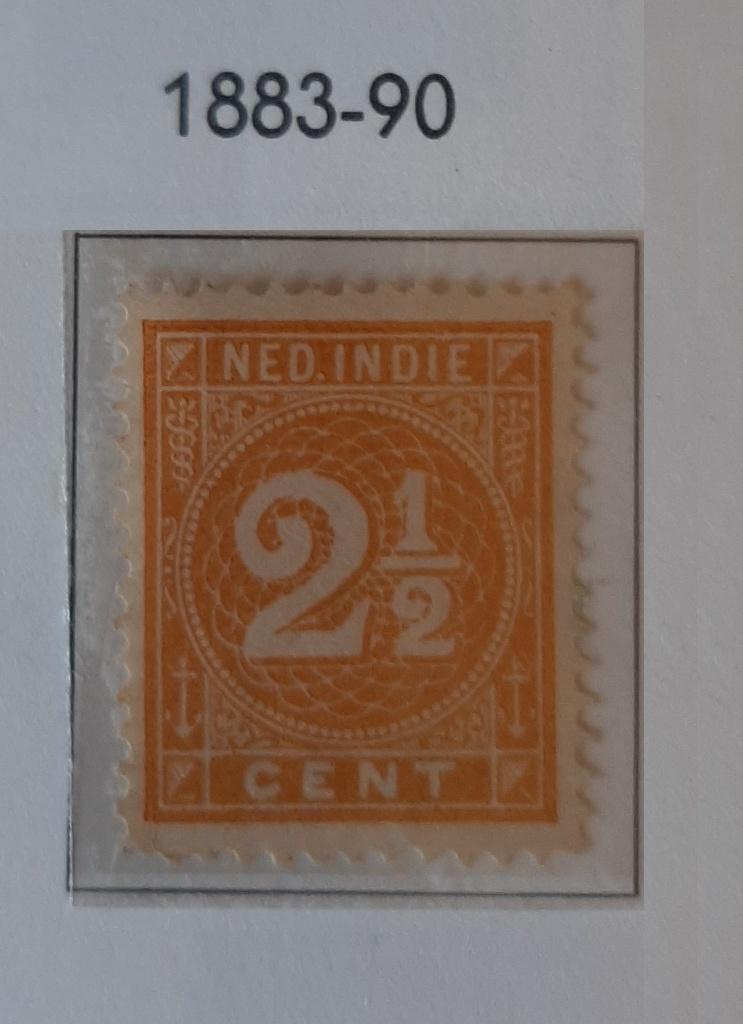 1883-1890 Nederlands-Indië Cijfer 2,5 Cent Nvph Nr. 19, Ophalen, Nederlands-Indië