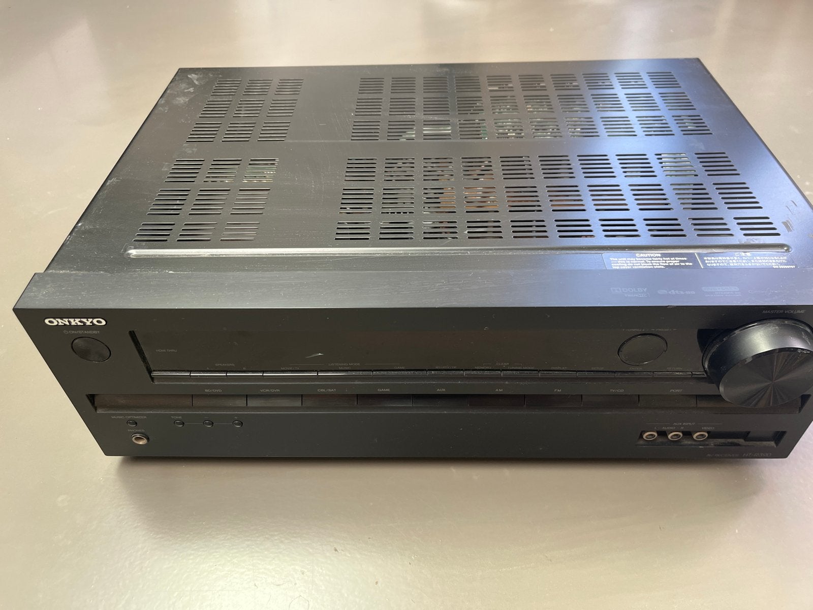 Onkyo HT-R390 AV Receiver - Krachtige Home Cinema Ervaring, Gebruikt, Ophalen of Verzenden, 60 tot 120 watt, Onkyo