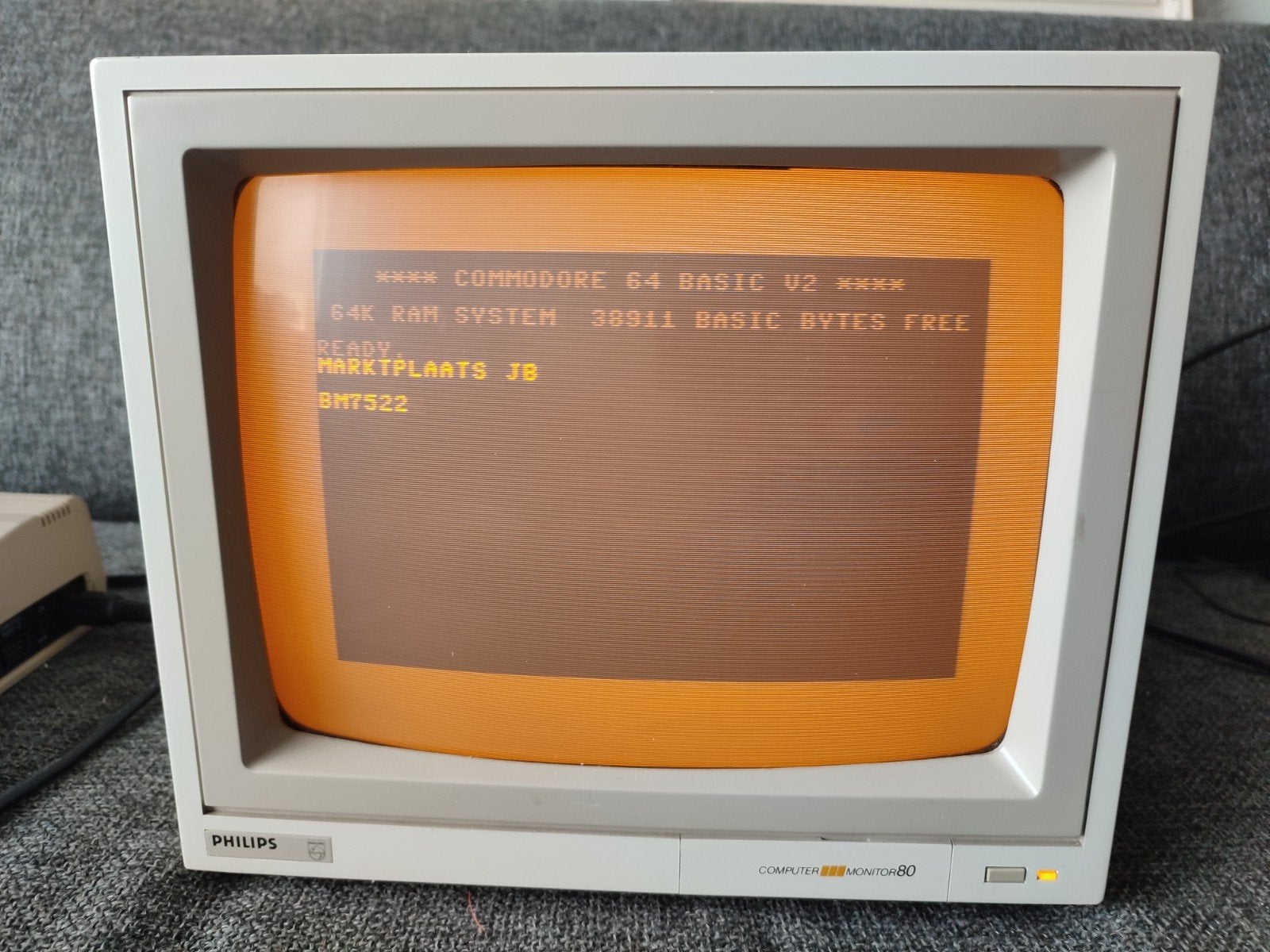 Philips 7522 green 7502 amber 80 monitor, Ophalen of Verzenden, Philips