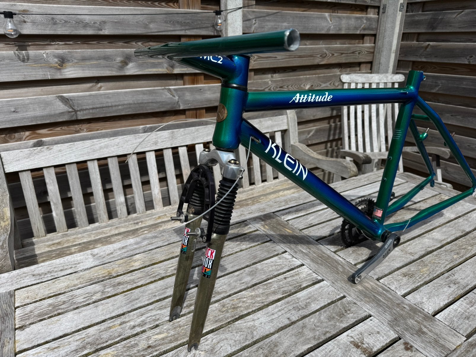 19” Klein Attitude frameset Sea&Sky MC2 en MAG 21 SL Ti, Overige merken, Gebruikt, Hardtail, 45 tot 49 cm