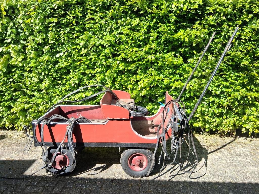 ponywagen/menwagentje Shetlander, Dieren en Toebehoren, Ophalen, Gebruikt, Recreatie