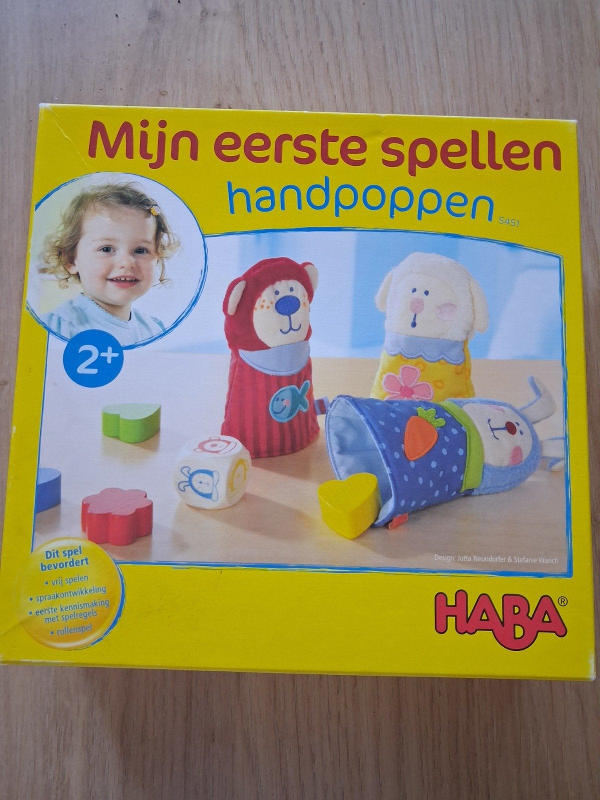 HABA Mijn eerste spellen handpoppen - compleet, Ophalen of Verzenden, Zo goed als nieuw, Overige typen