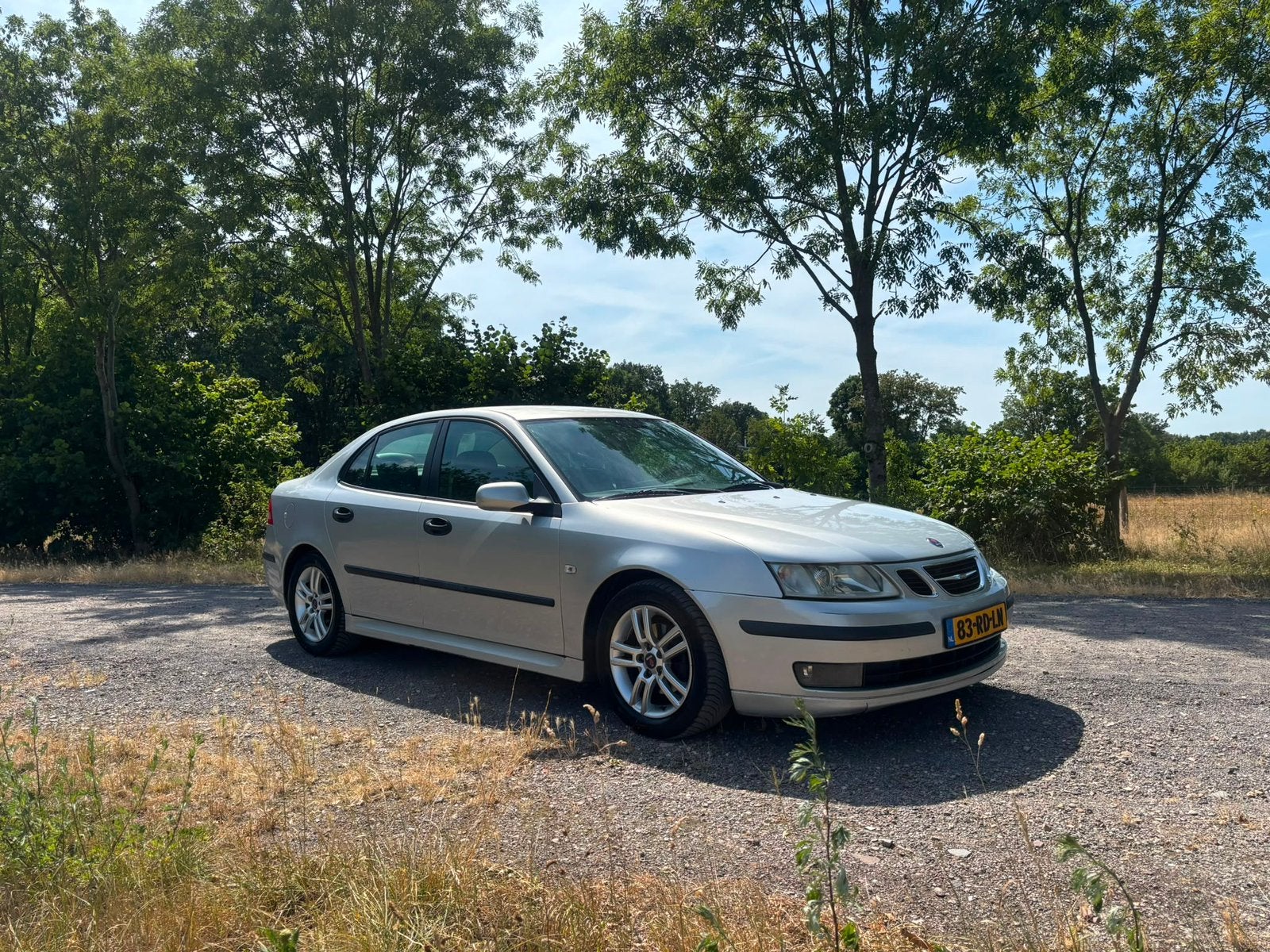 Saab 9-3 1.8 T Sport AUT NAP, AC, APK 2027,TREKHAAK, CRUISE, 1998 cc, 4 cilinders, Leder en Stof, Grijs
