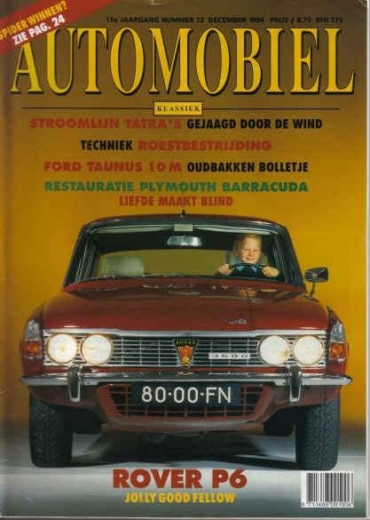Automobiel 12 1994 : Rover P6 - Plymouth Barracuda Notchback, Ophalen of Verzenden, Gelezen, Algemeen