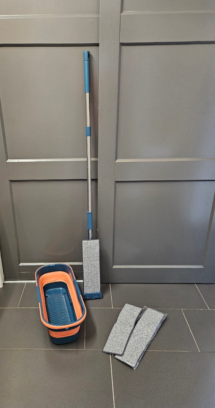 Mop set, Ophalen, Mop of Dweil