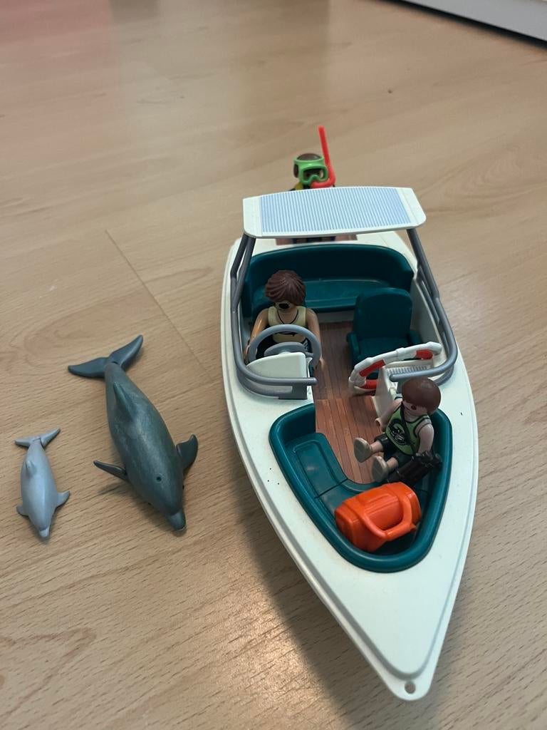 Playmobil duikboot, Ophalen, Zo goed als nieuw, Complete set