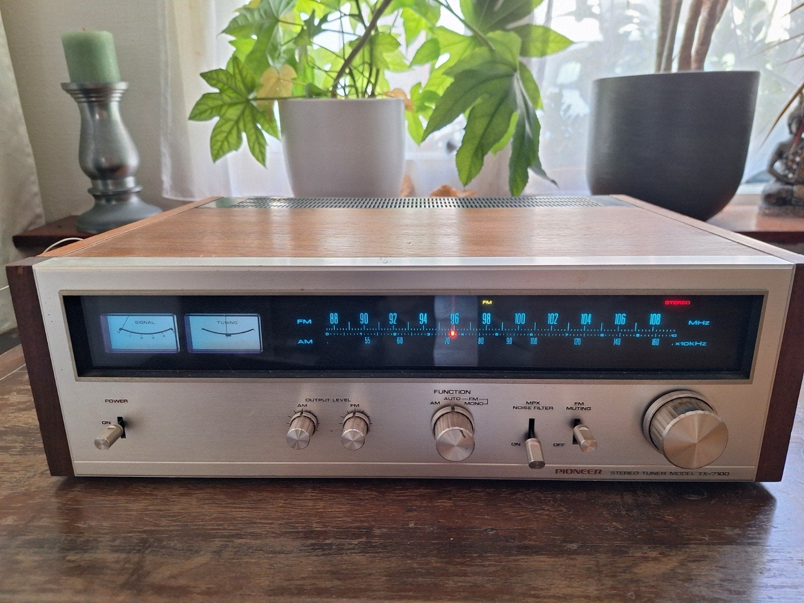 Vintage Pioneer TX-7100 AM/FM Stereo Tuner – In Topstaat!, Ophalen of Verzenden, Gebruikt, Analoog