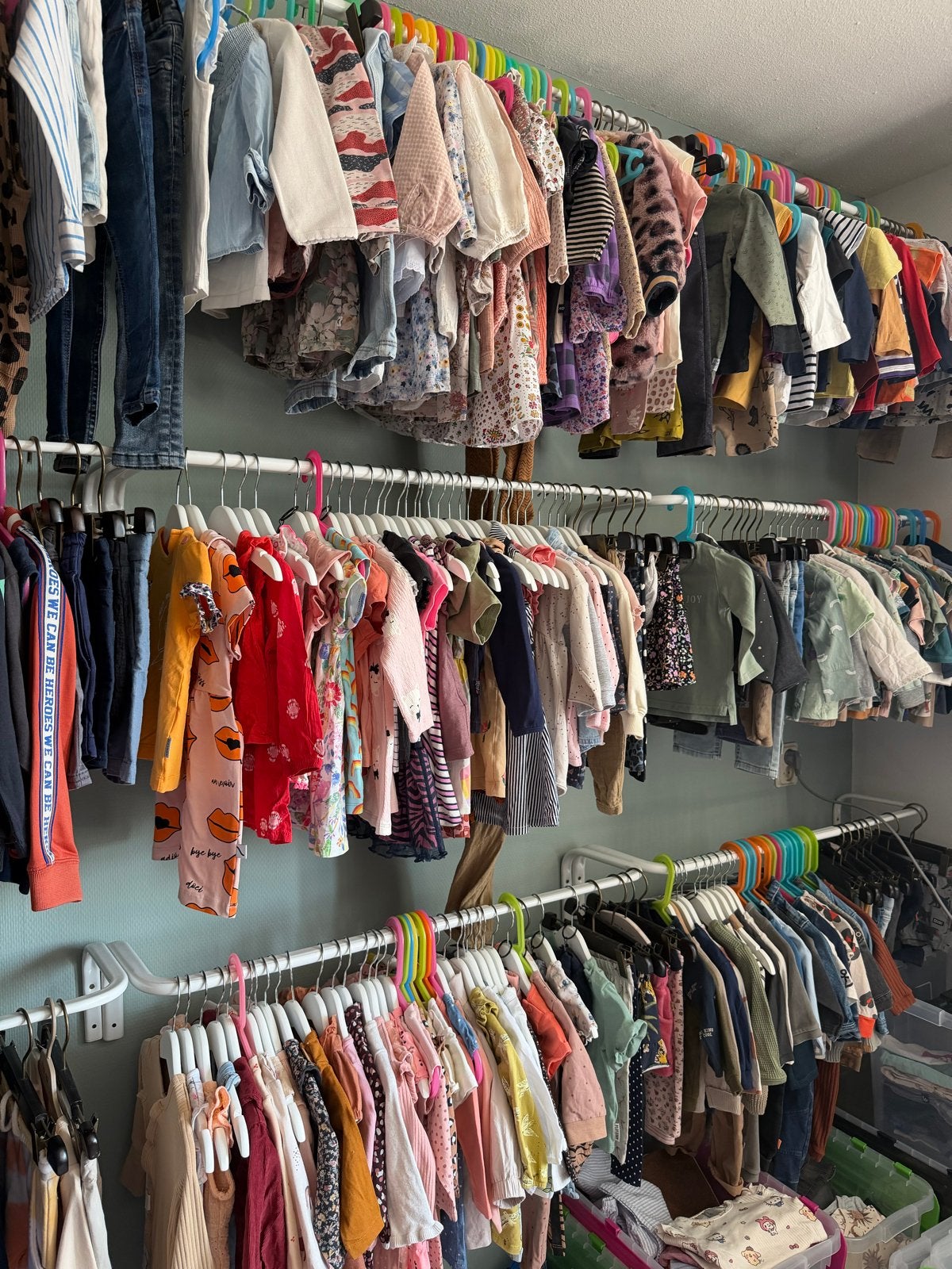 Groot pakket 200 st. kinderkleding, mt 50-176, jongens/meide, Xx, Overige maten, Ophalen of Verzenden, Xx