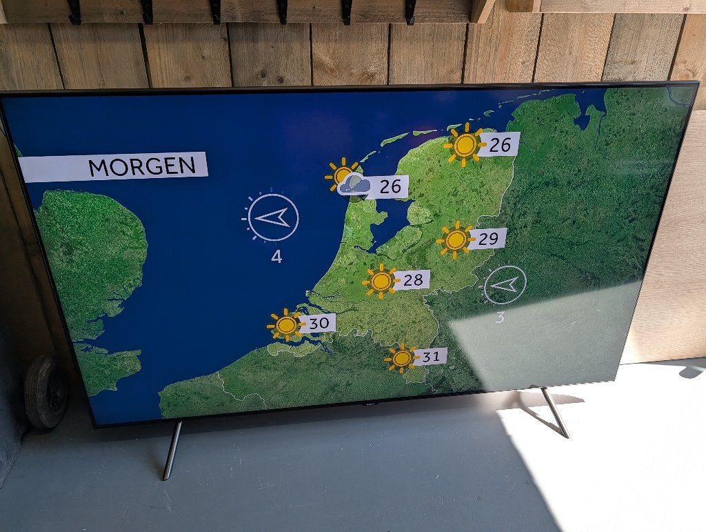 Samsung QE65Q70R ATXXC - 65 inch - 4K QLED TV, Ophalen, QLED, Zo goed als nieuw, 100 Hz