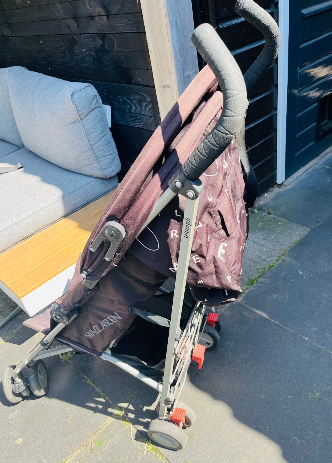 Maclaren buggy incl. regenhoes, Kinderen en Baby's, Buggy's, Ophalen, Gebruikt, Maclaren, Zonnekap