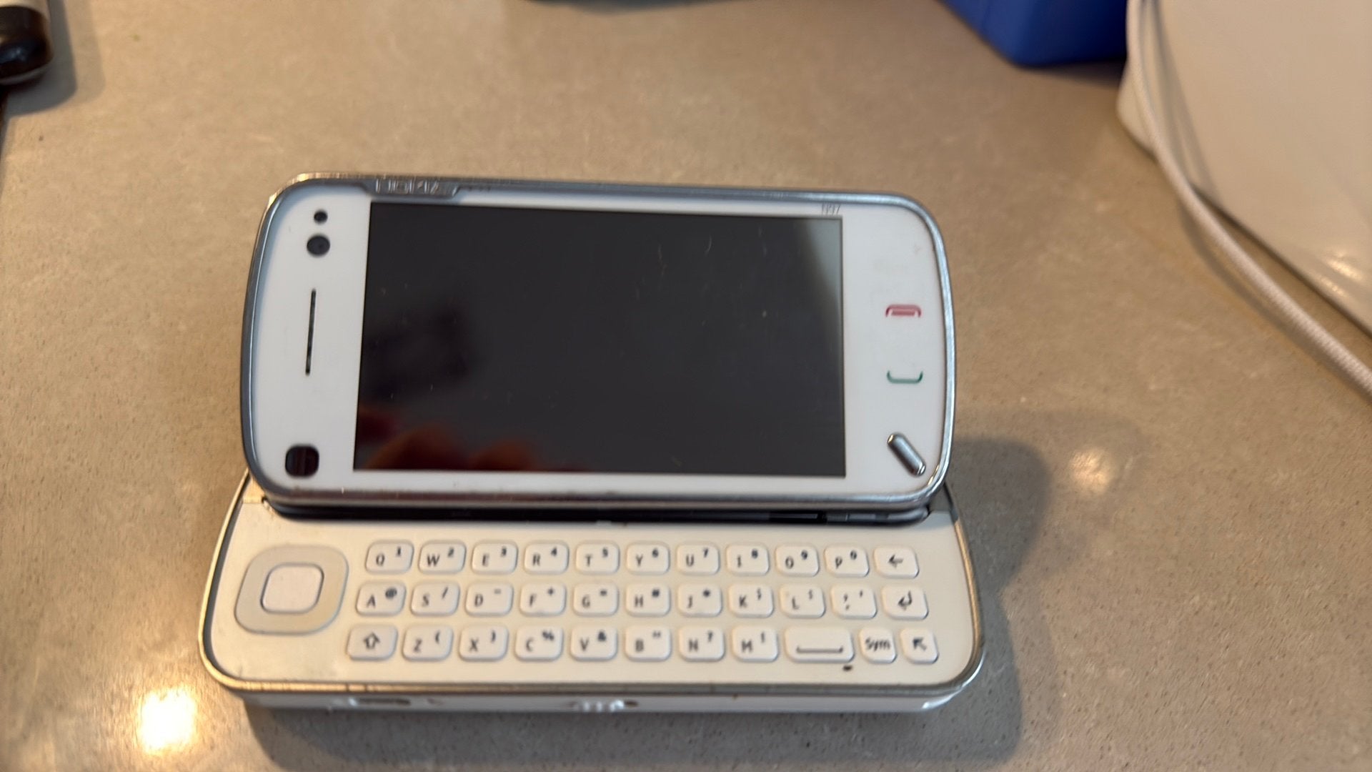 Nokia N97 mini wit/parelmoer/5 MP Carl Zeiss/ uitschb toetsb, Telecommunicatie, Ophalen of Verzenden, Geen camera, Wit, Touchscreen