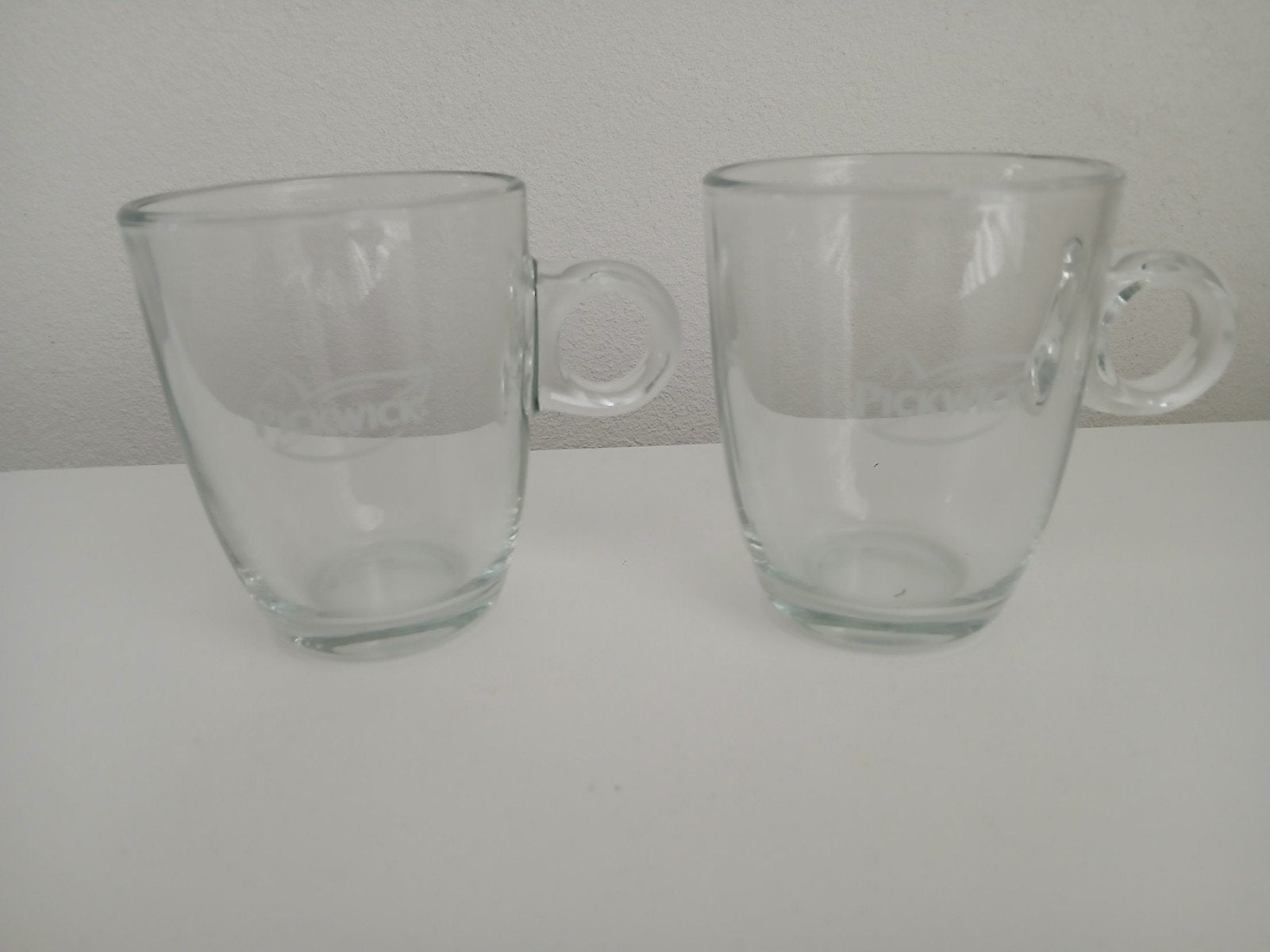 2x pickwick theeglas 26 cl, Ophalen of Verzenden
