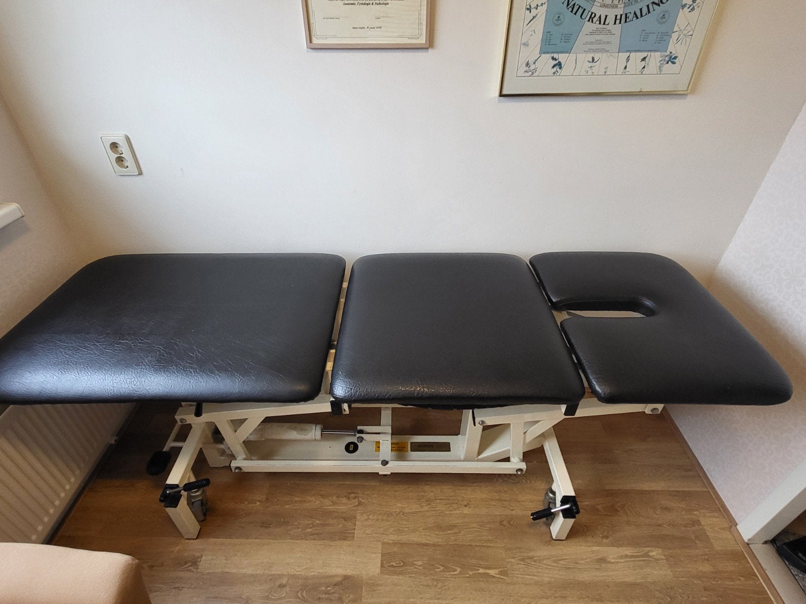 Behandeltafel met meerdere instelbare rugsteun en hoofdsteun, Ophalen, Gebruikt, Massagetafel