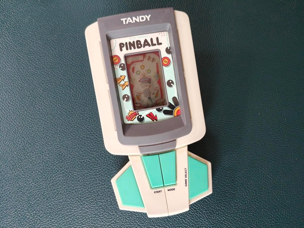 vintage handheld Tandy Pinball 60-9116 uit de jaren 80, Ophalen of Verzenden