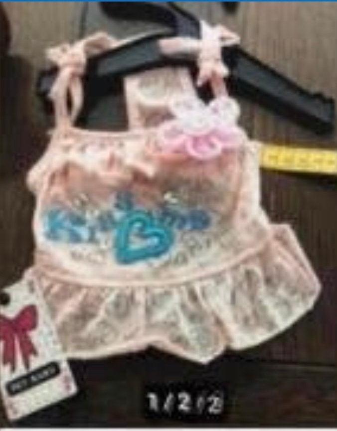 Klein jurkje 18 cm maatje 3, Dieren en Toebehoren, Ophalen of Verzenden, Nieuw, Hondenjurk, XXS