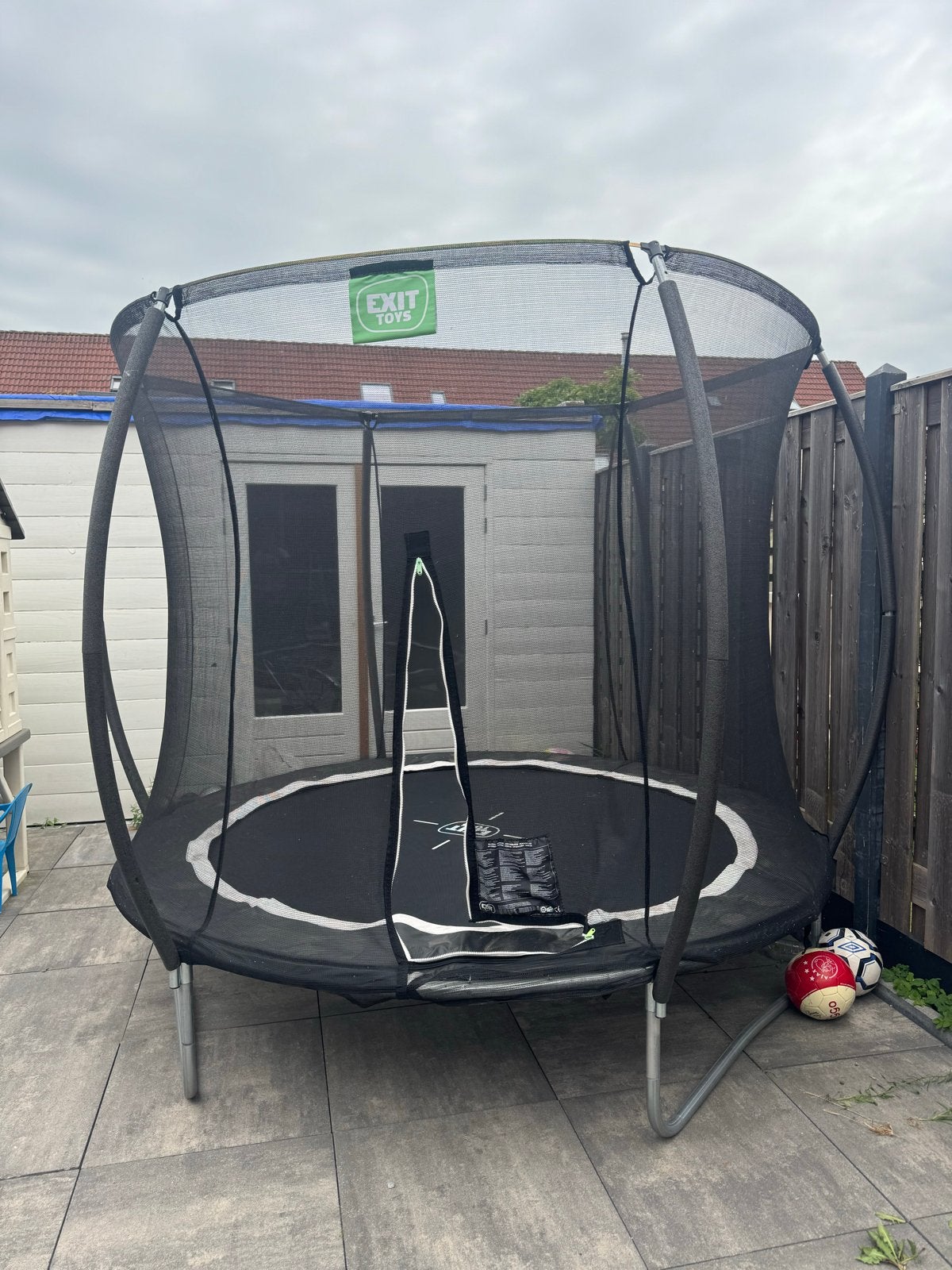 EXIT Toys trampoline 244CM, Ophalen, Gebruikt