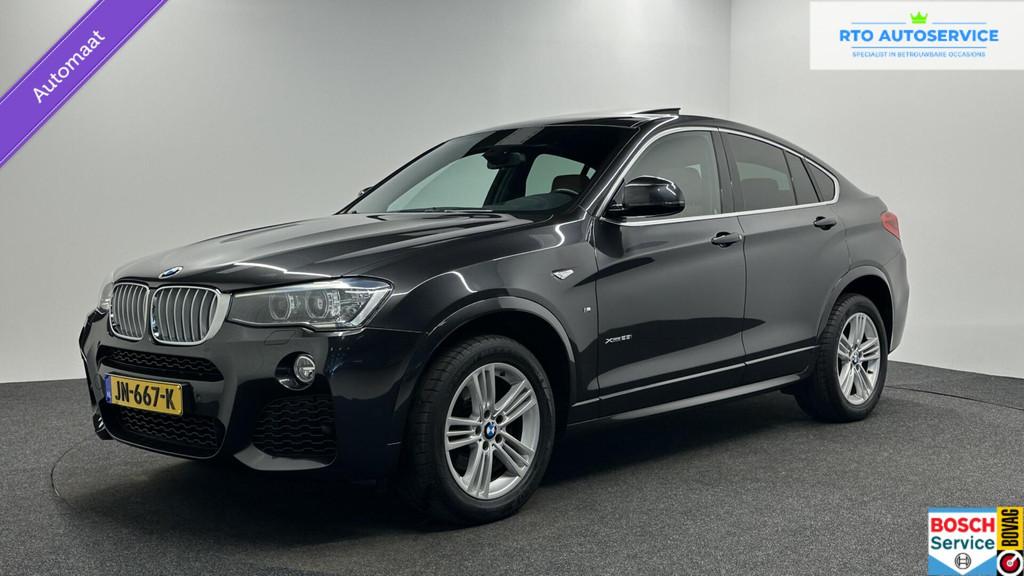 BMW X4 xDrive28i High Executive LEER NAVI SCHUIF/KANTEL DAK., Auto's, BMW, Automaat, Gebruikt, Euro 6, 4 cilinders