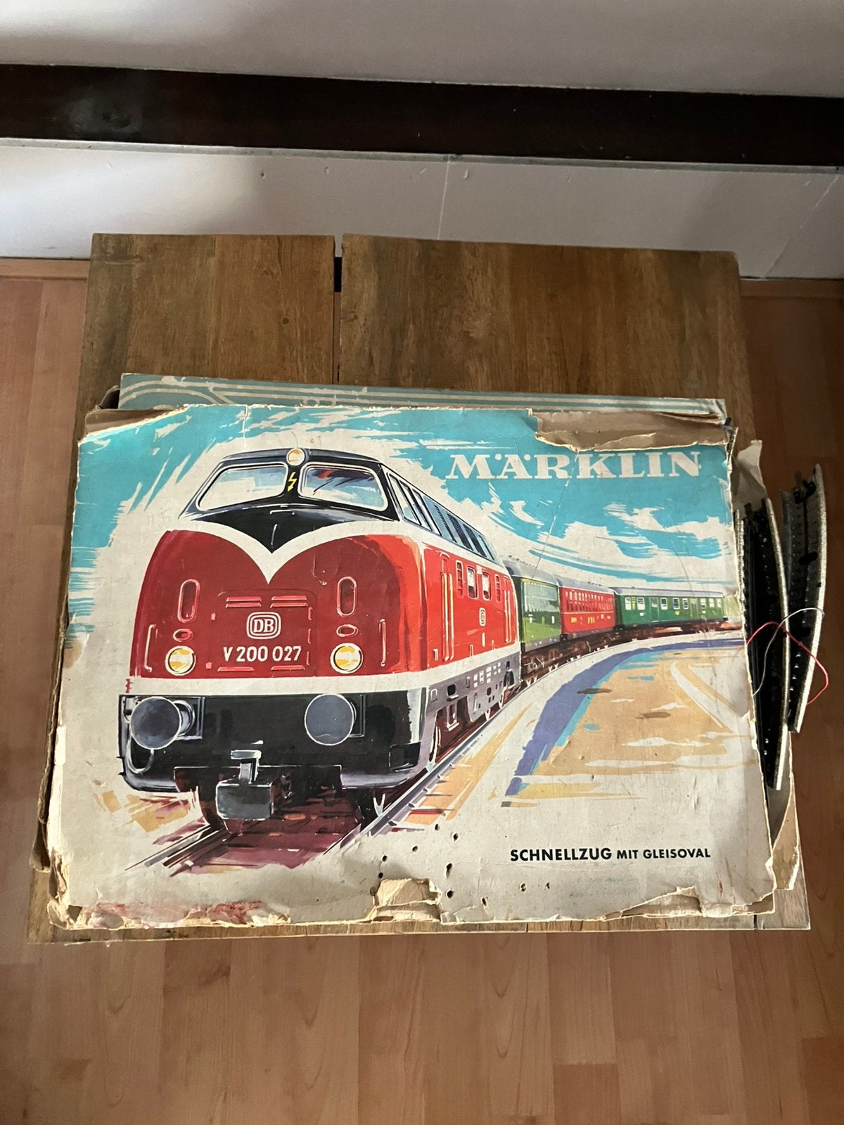 Marklin trein met locomotief, Wisselstroom, Ophalen of Verzenden, Märklin, Gebruikt
