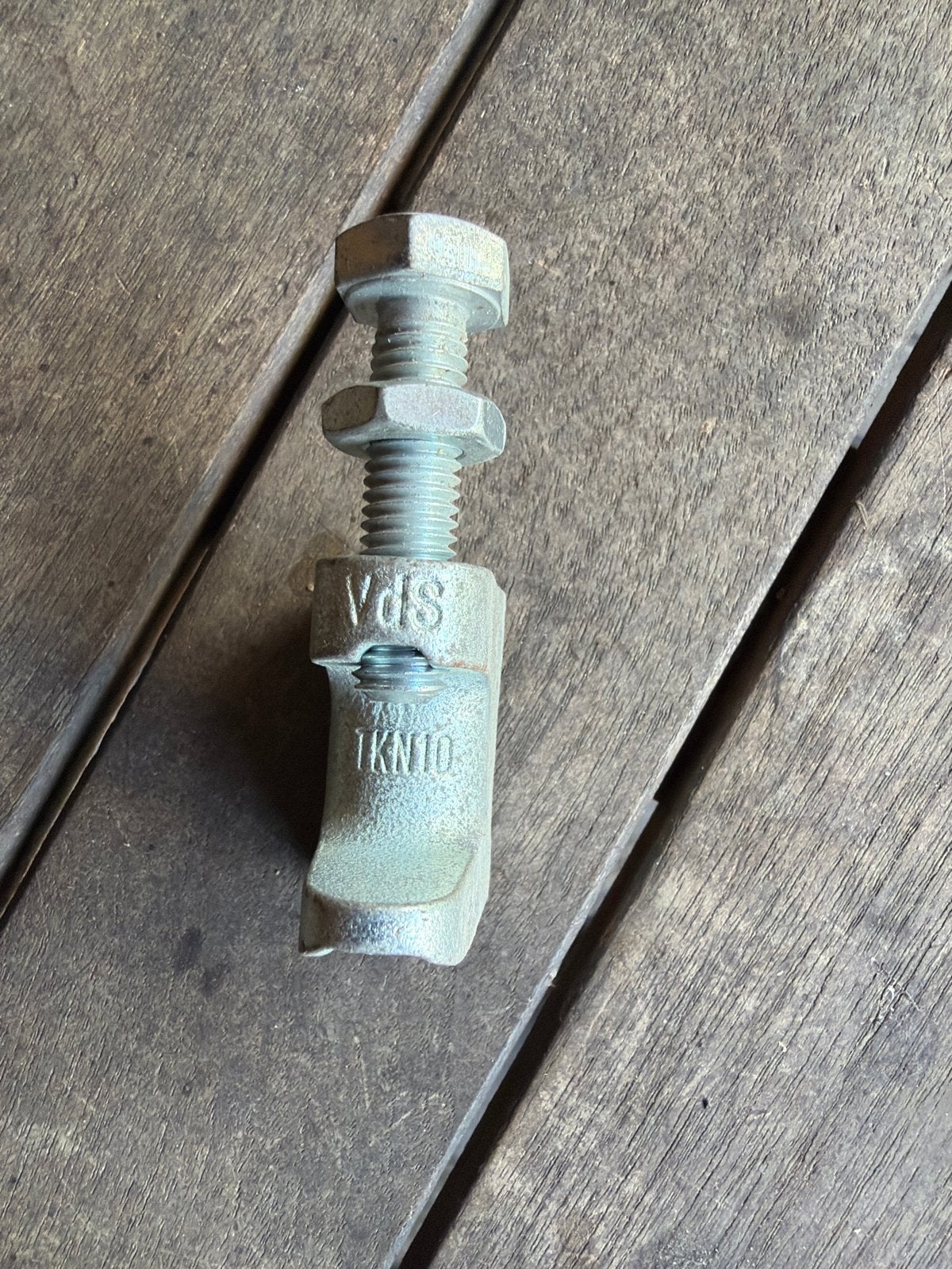 VDS 1KN10 Balkklem met Bout en Moer, Doe-het-zelf en Verbouw, Ophalen, Gebruikt, Minder dan 50 mm, Overige typen