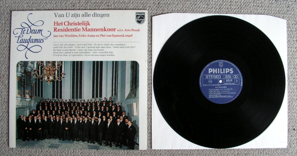 Het Christelijk Residentie Mannenkoor Van U Zijn Alle Dingen, LP, Overige genres, Ophalen of Verzenden, Zo goed als nieuw