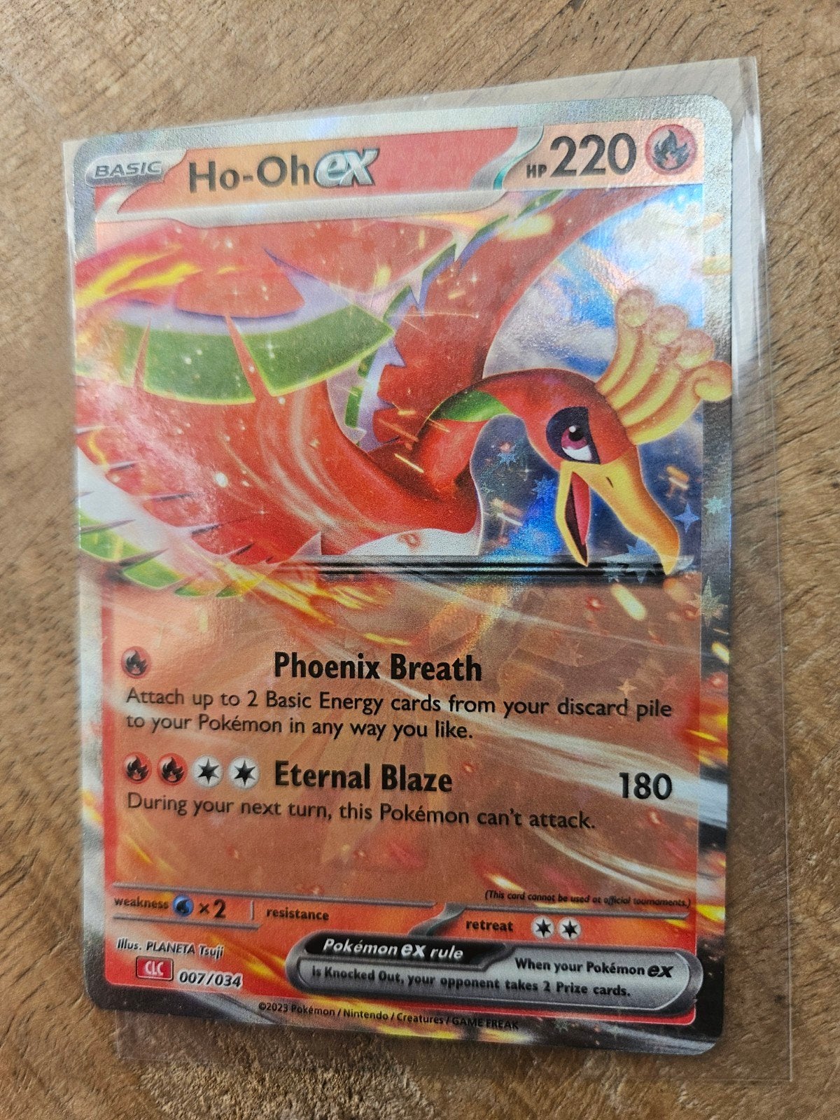 Ho-Oh ex Pokémon Kaart 007/034 - Nieuwstaat, Ophalen of Verzenden, Nieuw, Losse kaart, Foil