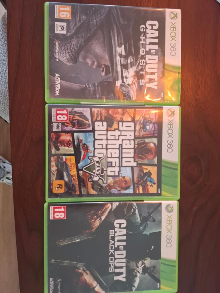 Xbox 360 Games: Call of Duty Ghosts, GTA V, Black Ops, Online, Gebruikt, Vanaf 18 jaar, Shooter