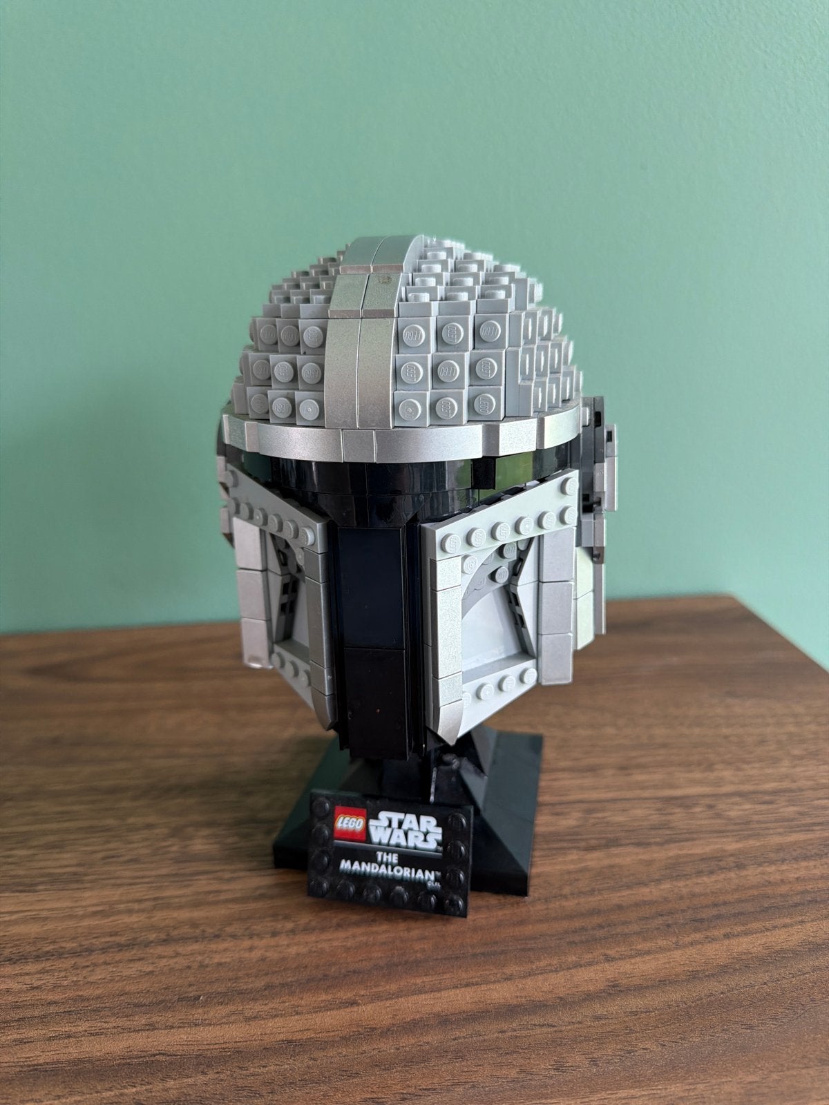 LEGO Star Wars The Mandalorian Helm (Bust), Ophalen of Verzenden, Zo goed als nieuw, Overige merken