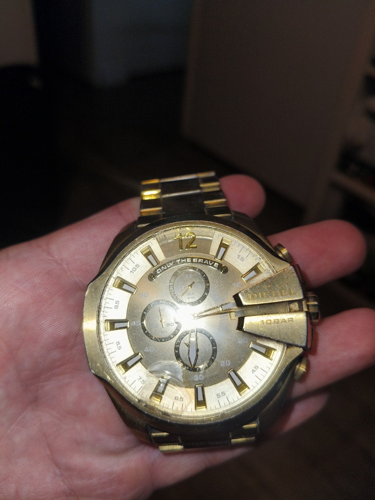 Gouden Diesel Horloge - Heren Polshorloge, Ophalen