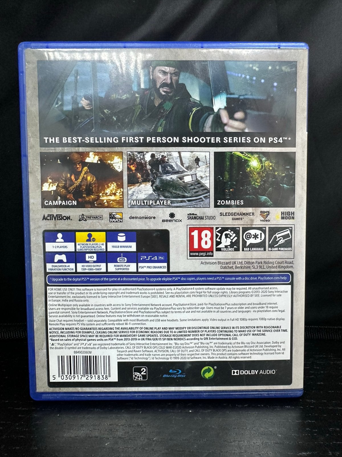 Call of Duty Black Ops Cold War PS4, Spelcomputers en Games, Games | Sony PlayStation 4, S, Vanaf 18 jaar, Shooter, Verzenden
