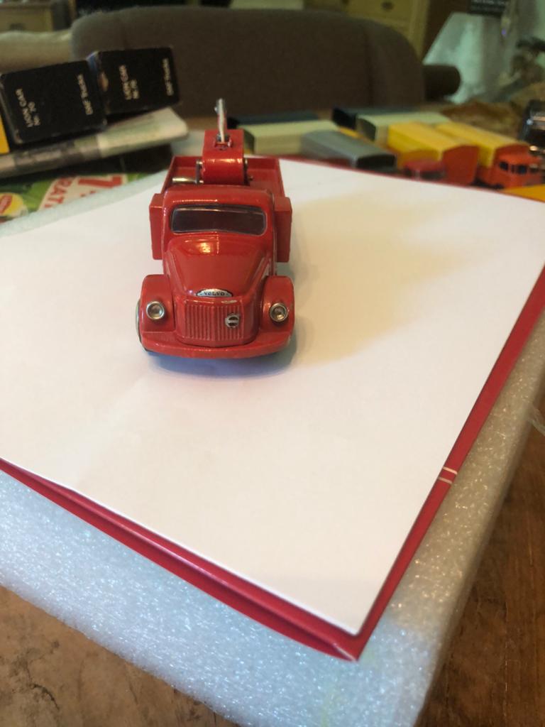 TEKNO VOLVO FALCK. AFSLWAGEN 1e TYPE MEI MAAND 15% KORTING, Ophalen of Verzenden, Zo goed als nieuw, Bus of Vrachtwagen, Tekno