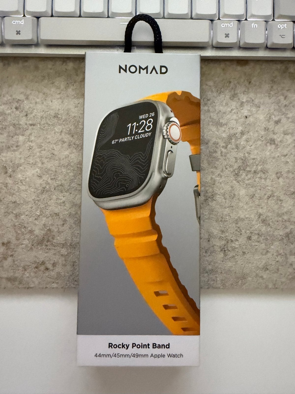 Nomad Rocky Point Band voor Apple Watch Ultra - geel