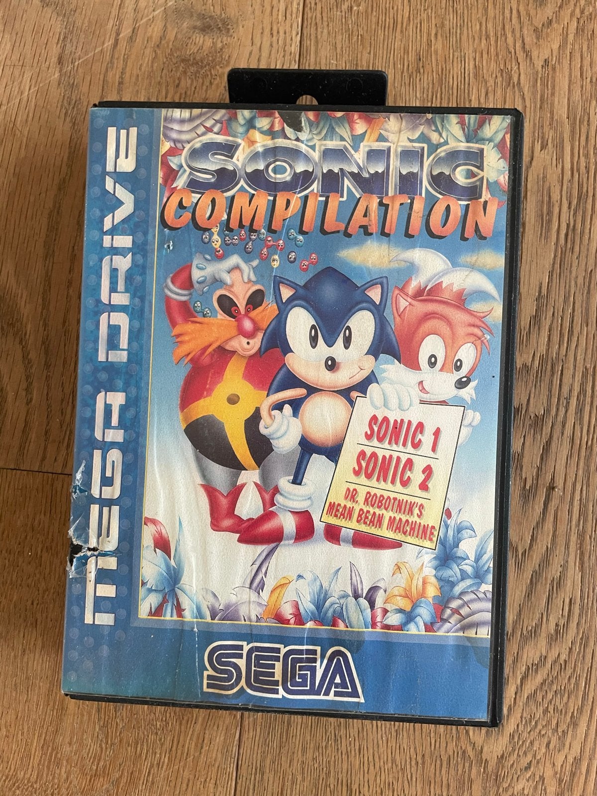 Sonic Compilation - Sega Mega Drive (Sonic 1, 2, Dr. Robotni, Gebruikt, 1 speler, Ophalen of Verzenden, Vanaf 3 jaar