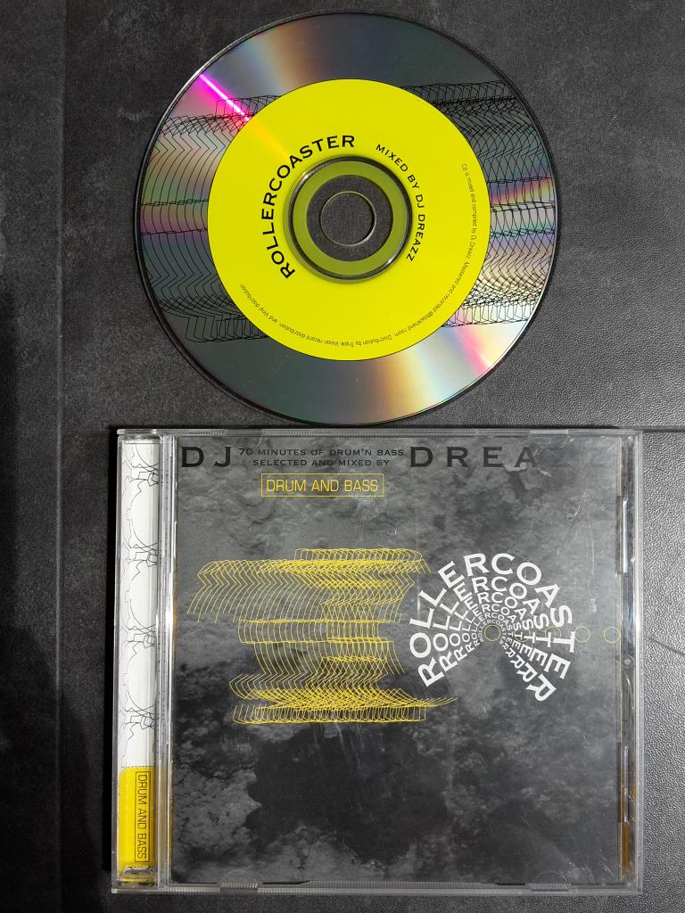 CD - DJ Dreazz - Rollercoaster - Drum n Bass DnB, Ophalen of Verzenden, Zo goed als nieuw, Drum and bass
