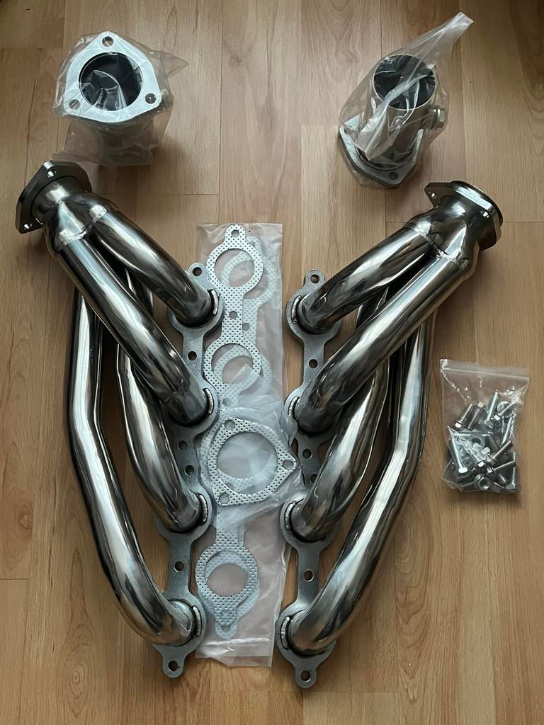 Chevrolet rvs uitlaten voorste headers ls1 ls2 ls3 ls6 ls10, Ophalen of Verzenden, Nieuw, Chevrolet
