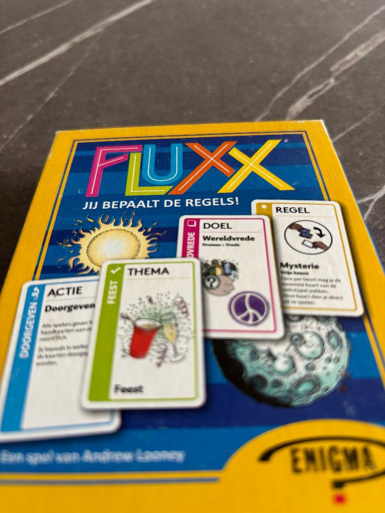 Fluxx kaartspel, Vijf spelers of meer, Ophalen, Gebruikt, Enigma