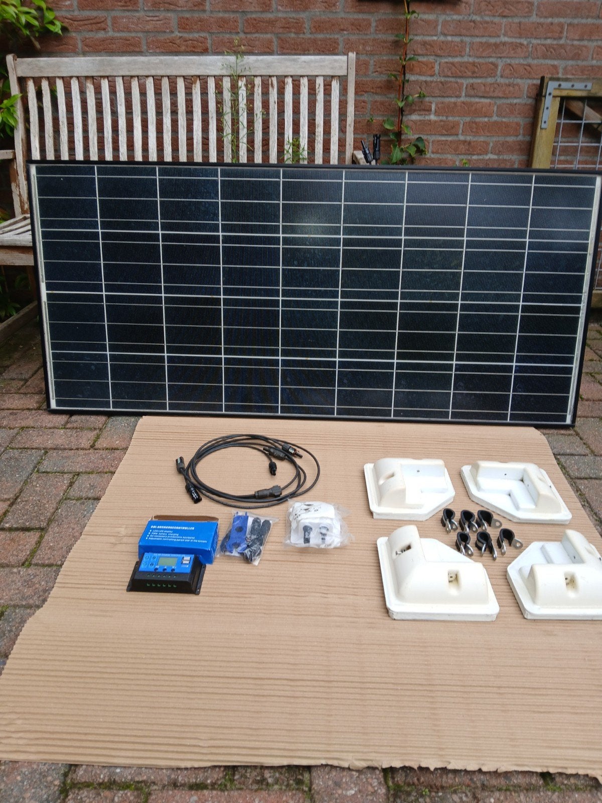 zonnepaneel compleet voor camper of iets anders., Ophalen of Verzenden