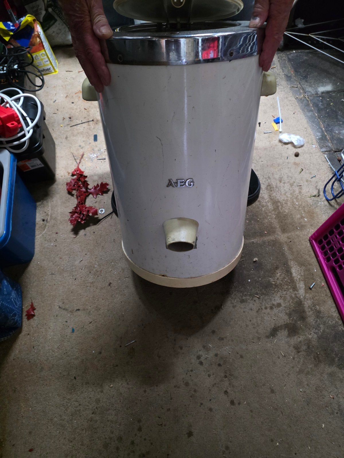 AEG Centrifuge - Vintage Wasdroger, Ophalen, Minder dan 4 kg, Bovenlader, 85 tot 90 cm