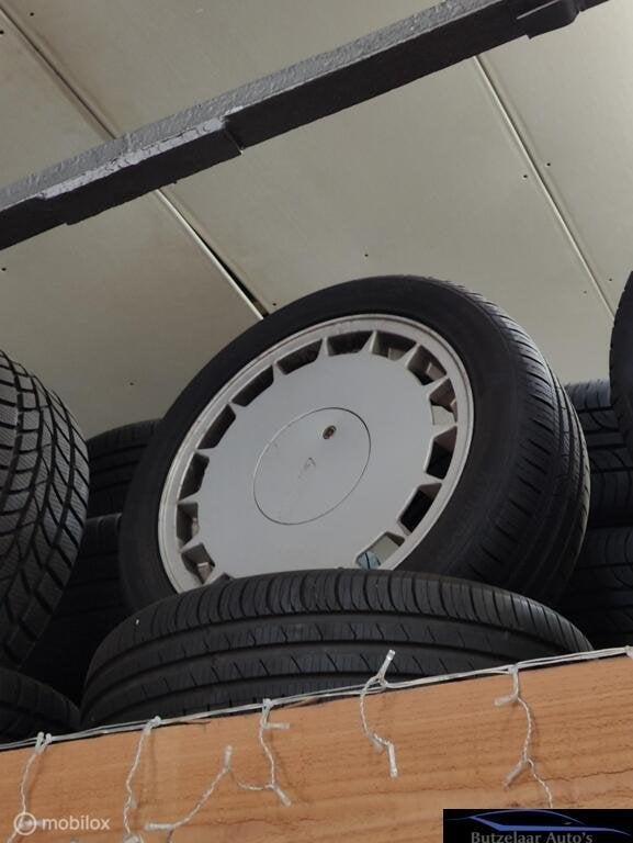 Set wielen origineel set lichtmetaal RW Arrow Retro 4X114.3, Gebruikt, 15 inch, 175 mm, Banden en Velgen