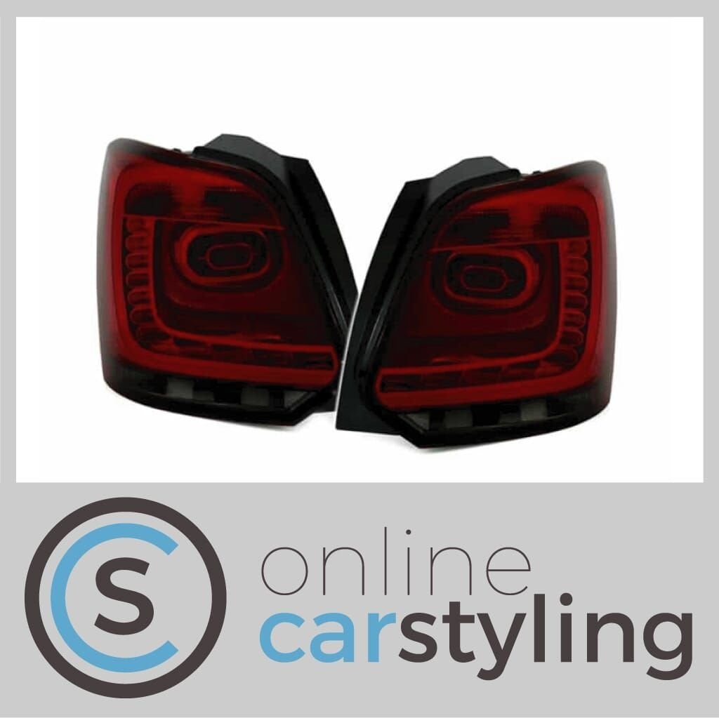 LED Achterlichten VW Polo 6R Rood Smoke, Auto-onderdelen, Verlichting, -, Volkswagen, -, Nieuw