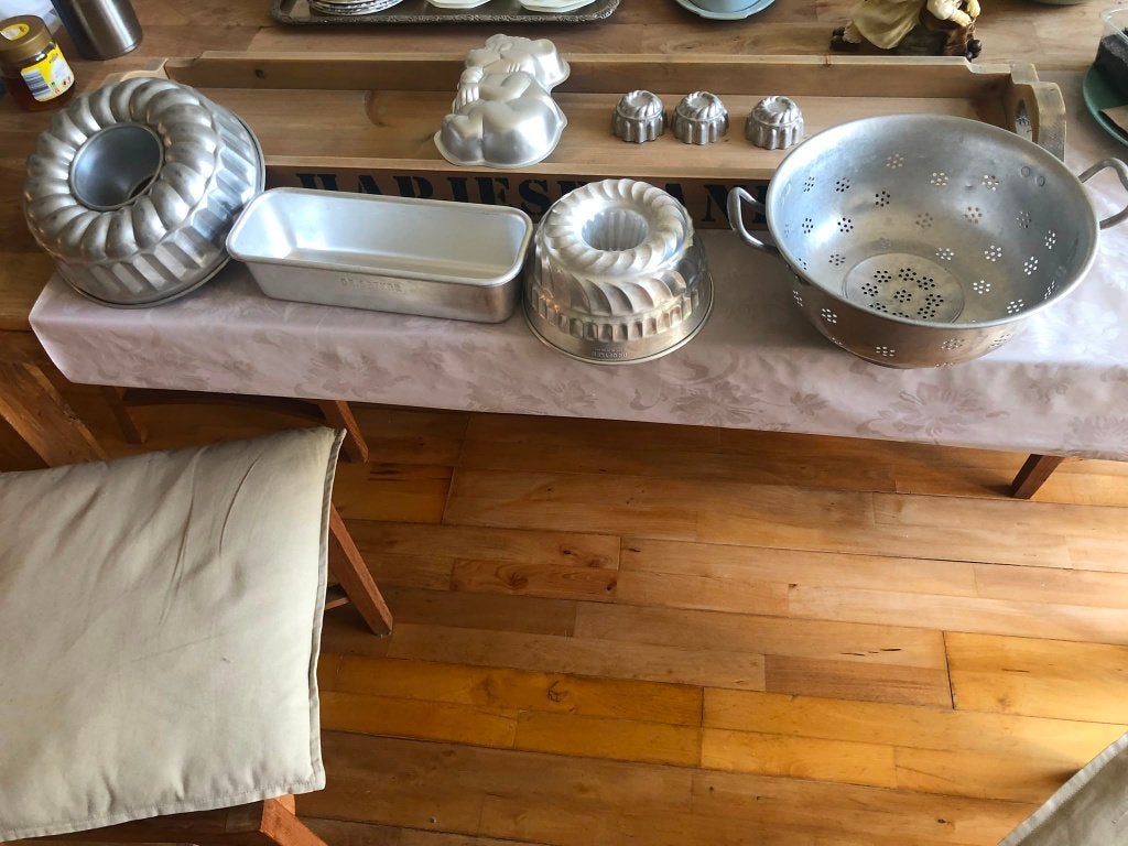 aluminium keukengerei vintage, Zilver, Ophalen of Verzenden, Metaal, Overige typen