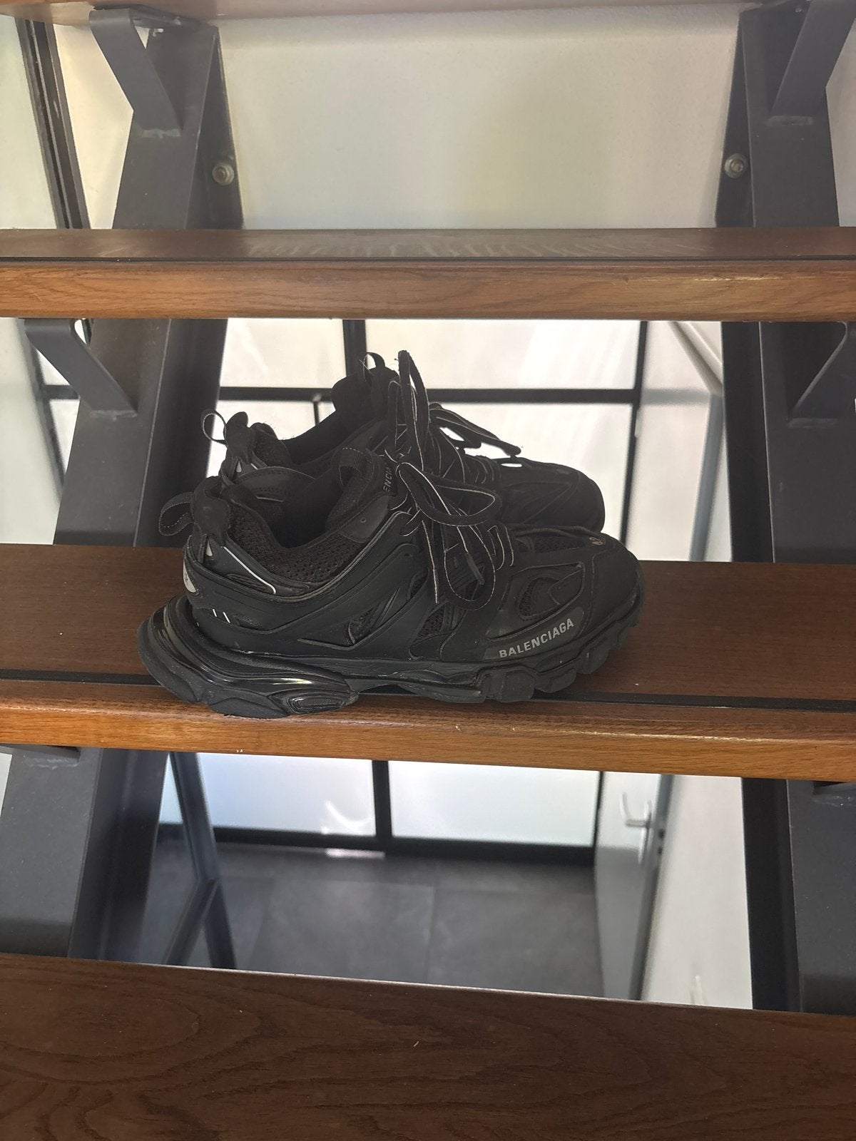 Balenciaga Track Sneakers Zwart, Ophalen of Verzenden, Gedragen, Zwart, Sneakers of Gympen