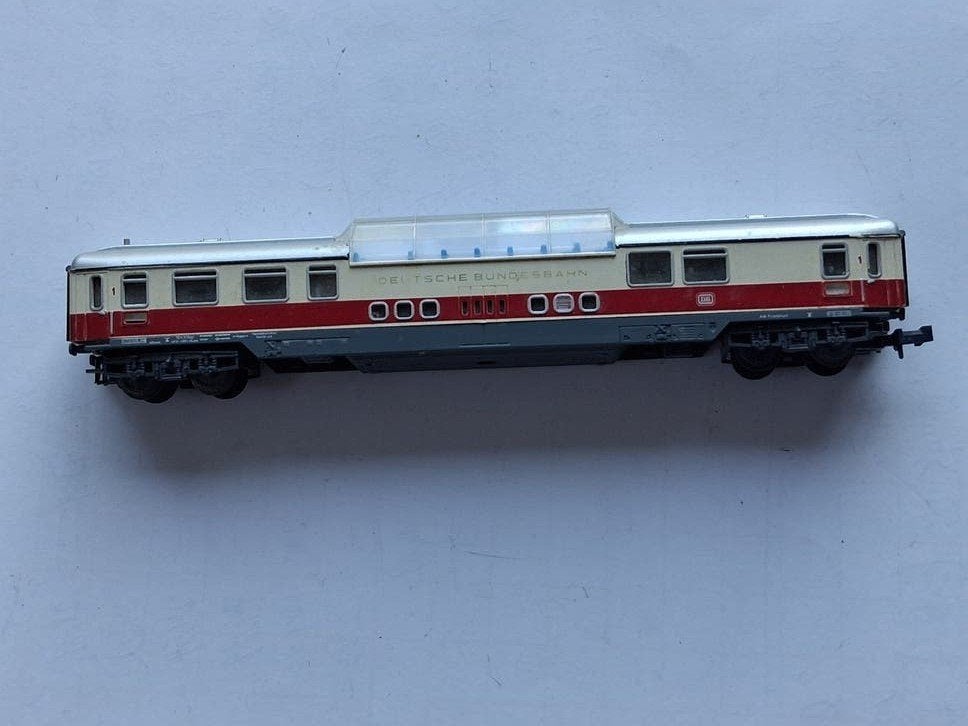 panorama rijtuig TEE N-spoor, Hobby en Vrije tijd, Modeltreinen | N-Spoor, Overige merken, Gebruikt, Gelijkstroom, Wagon